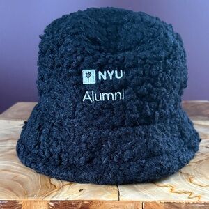 NYU Alumni Black Sherpa Bucket Hat